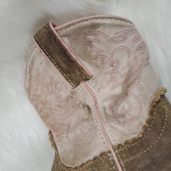 Ariat 4LR kids shoes boots leather suede size 11.5 - Picture 6 of 9